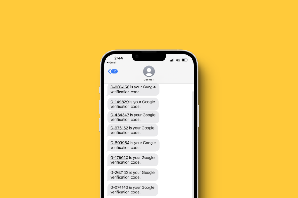 Receive Unwanted Verification Code? Stop This